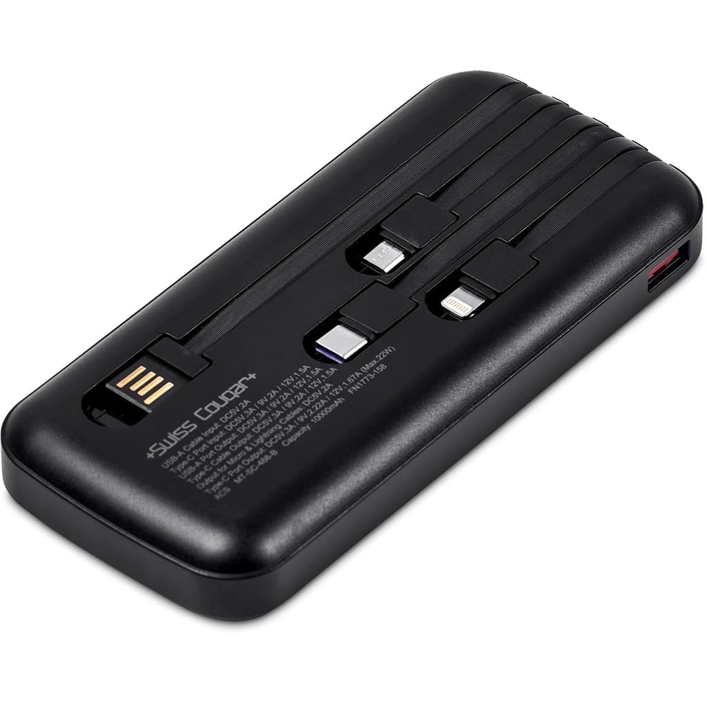 Swiss Cougar Bratislava Fast Charge 22.5W Power Bank - 10 000mAh