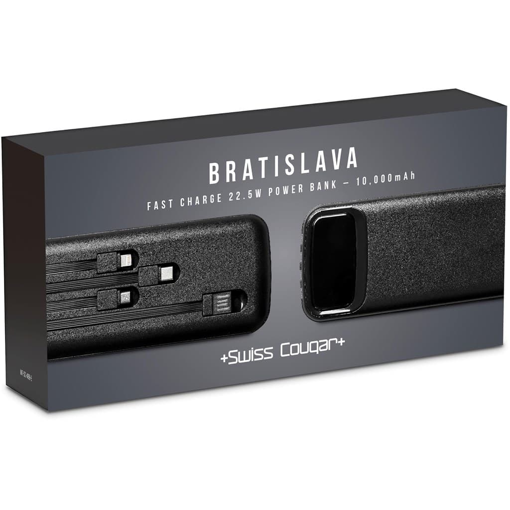 Swiss Cougar Bratislava Fast Charge 22.5W Power Bank - 10 000mAh
