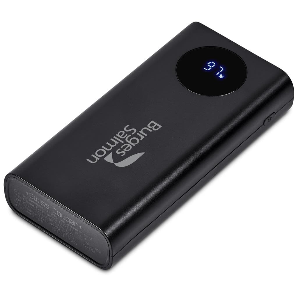 Swiss Cougar Busan Fast Charge 20W Power Bank - 20 000mAh