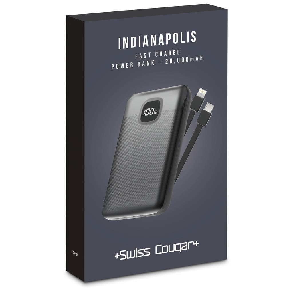 Swiss Cougar Indianapolis Fast Charge 22.5W Power Bank - 20 000mAh