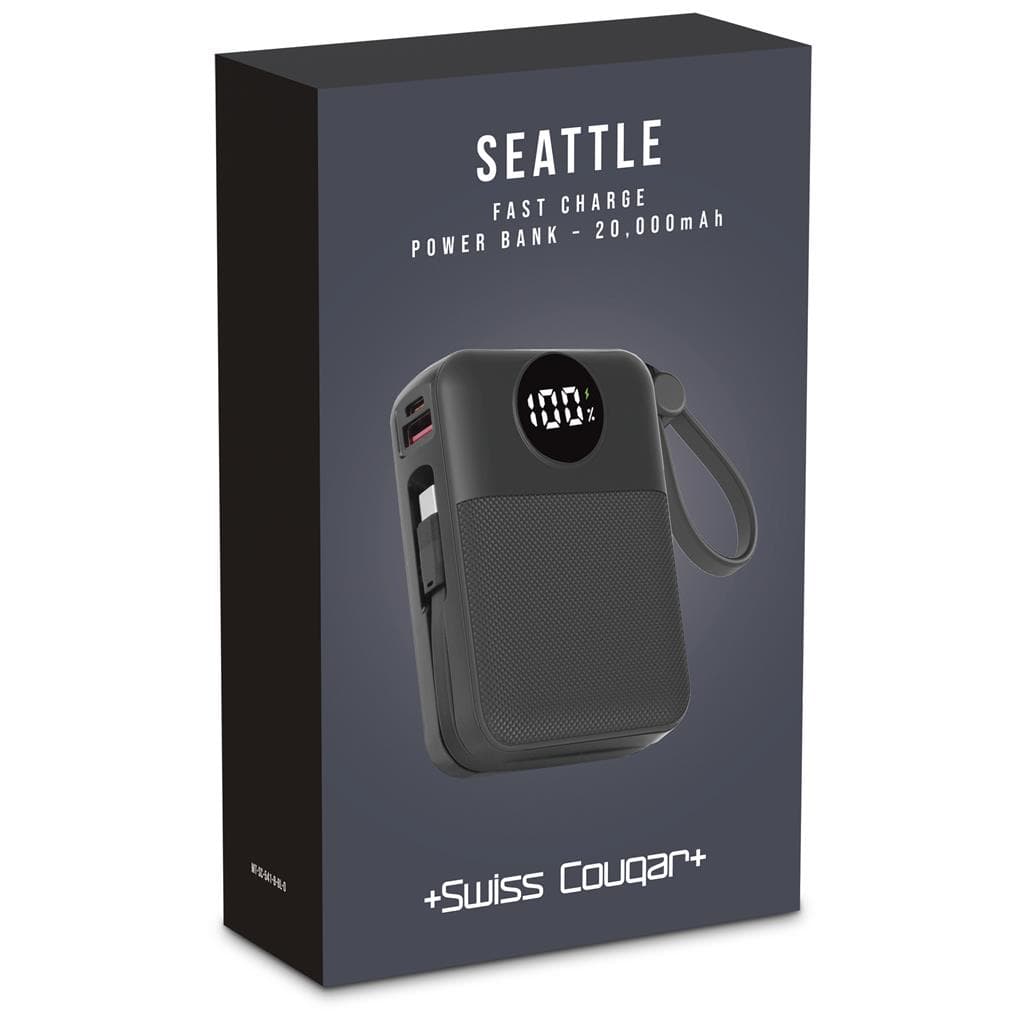 Swiss Cougar Seattle Fast Charge 22.5W Power Bank - 20 000mAh