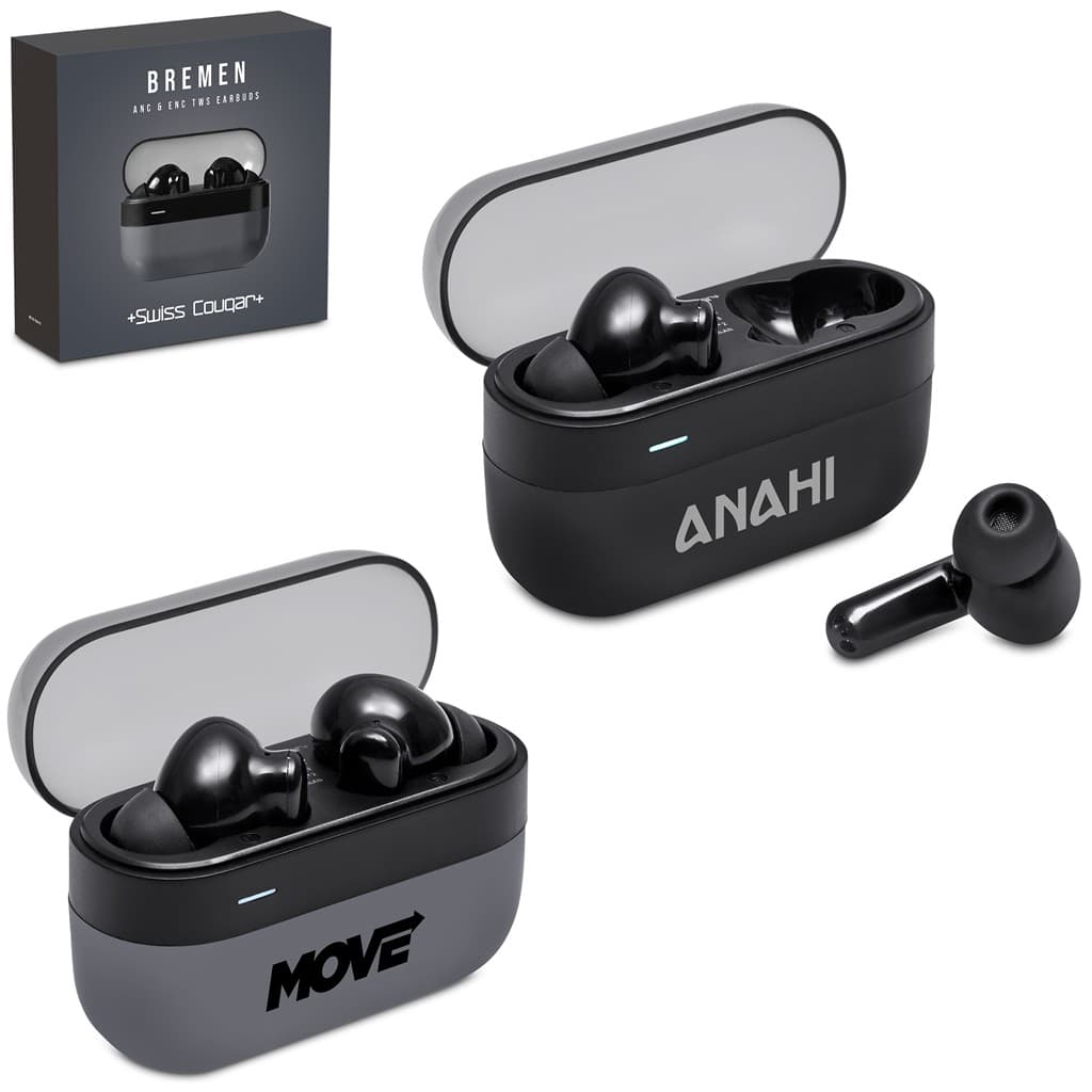 Swiss Cougar Bremen ANC And ENC TWS Earbuds