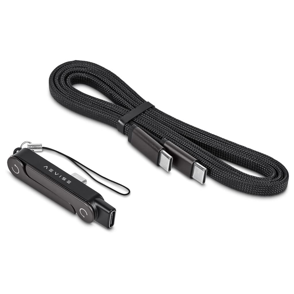Swiss Cougar Mostar Fast Charge Cable & Type-C Phone Stand