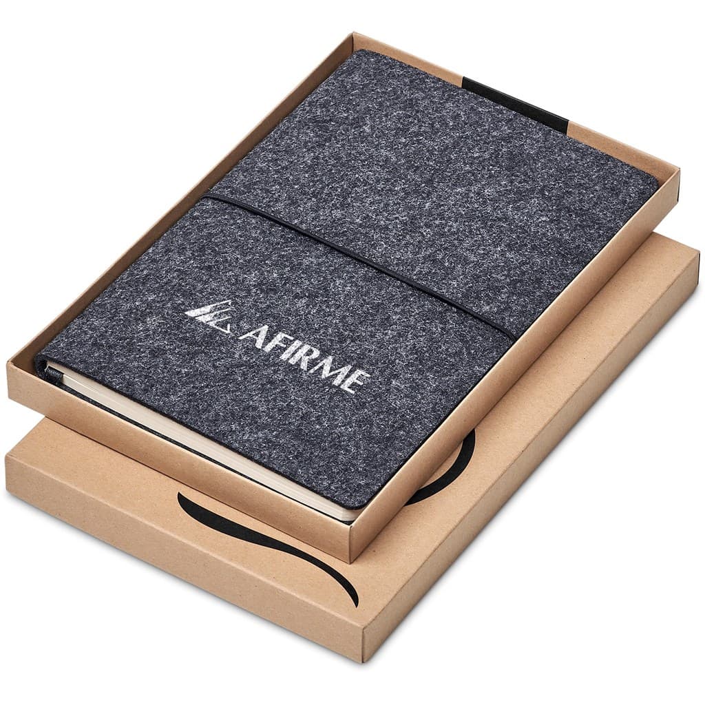 Okiya Rika Recycled Felt Soft Cover notebook