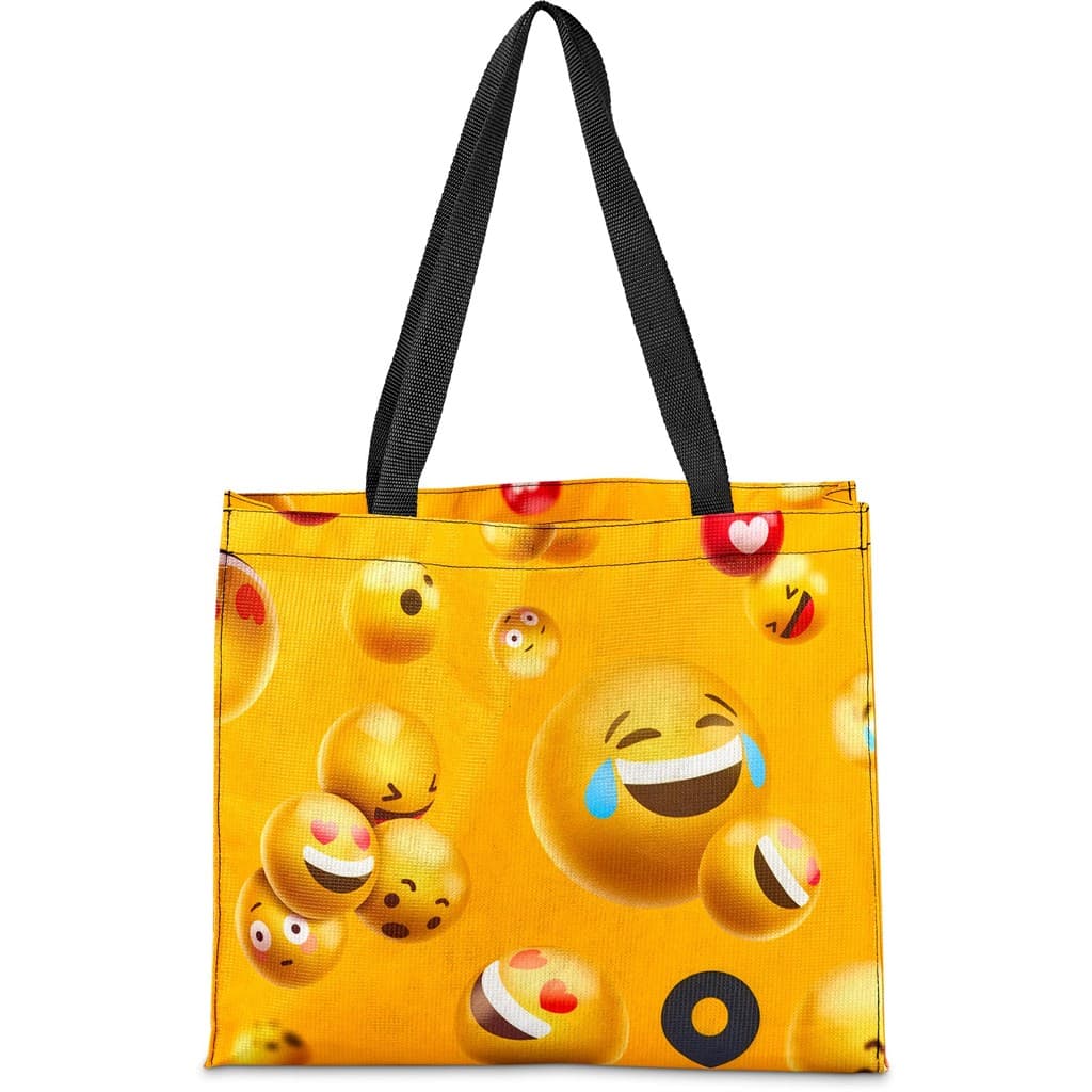 Pre-Printed Sample Hoppla Menlyn Recycled PET Stitch-Bond Shopper