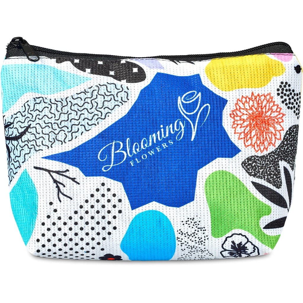 Pre-Printed Sample Hoppla Leanne Recycled PET Stitch-Bond Midi Toiletry Bag