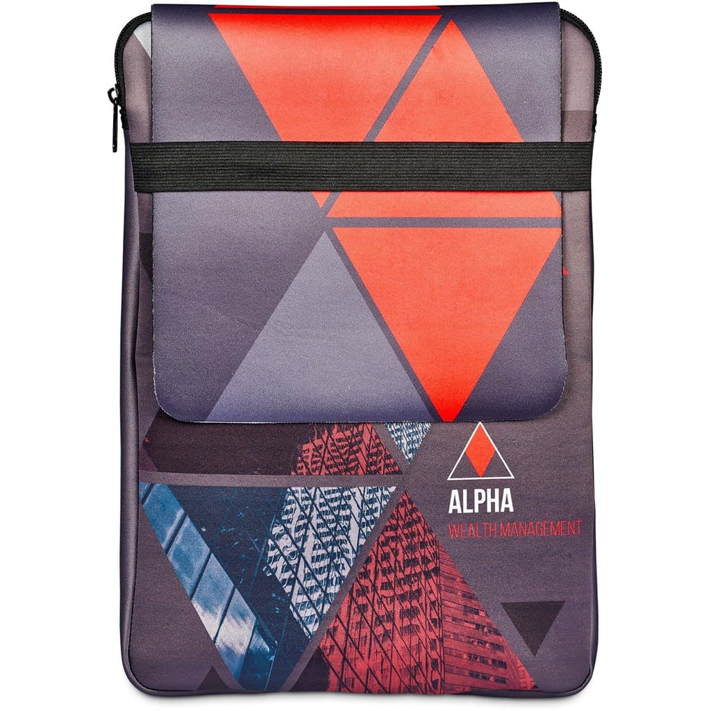 Pre-Printed Sample Hoppla Grotto Neoprene Laptop Sleeve with Mouse Pad – 13-14 inch