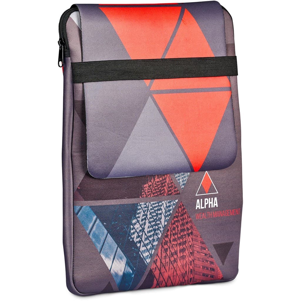 Pre-Printed Sample Hoppla Grotto Neoprene Laptop Sleeve with Mouse Pad – 13-14 inch