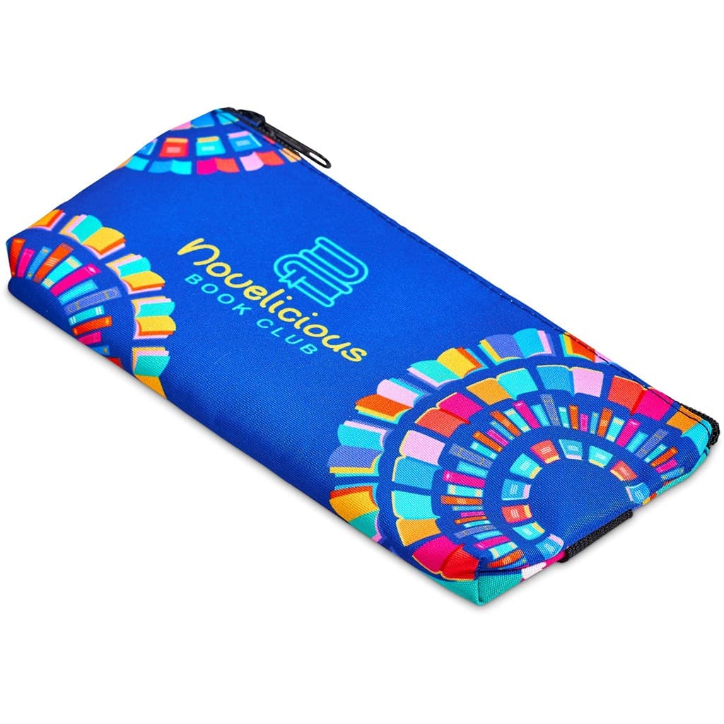 Pre-Printed Sample Hoppla Scribbler Polyester Large Pencil Case To Fit An A5 Notebook