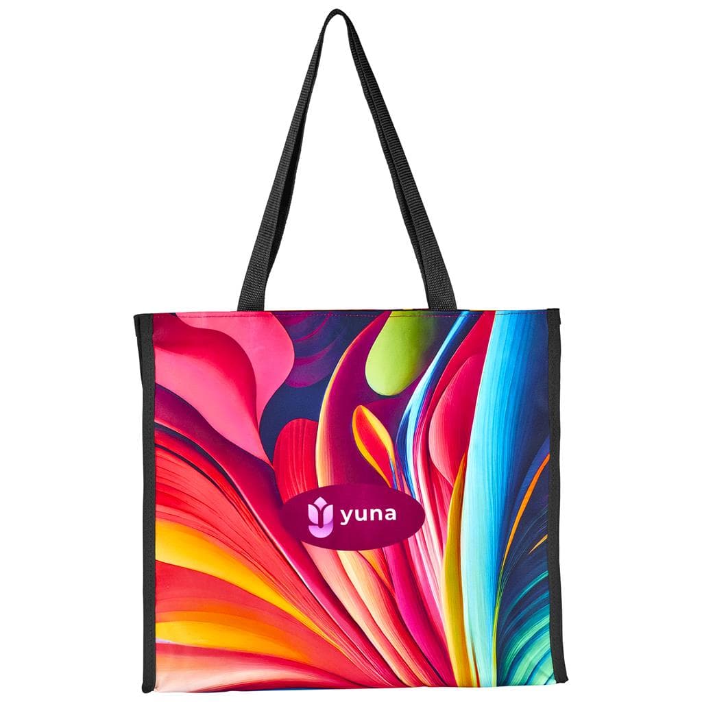 Pre-Printed Sample Hoppla Iceland Large Polyester Tote Cooler Bag