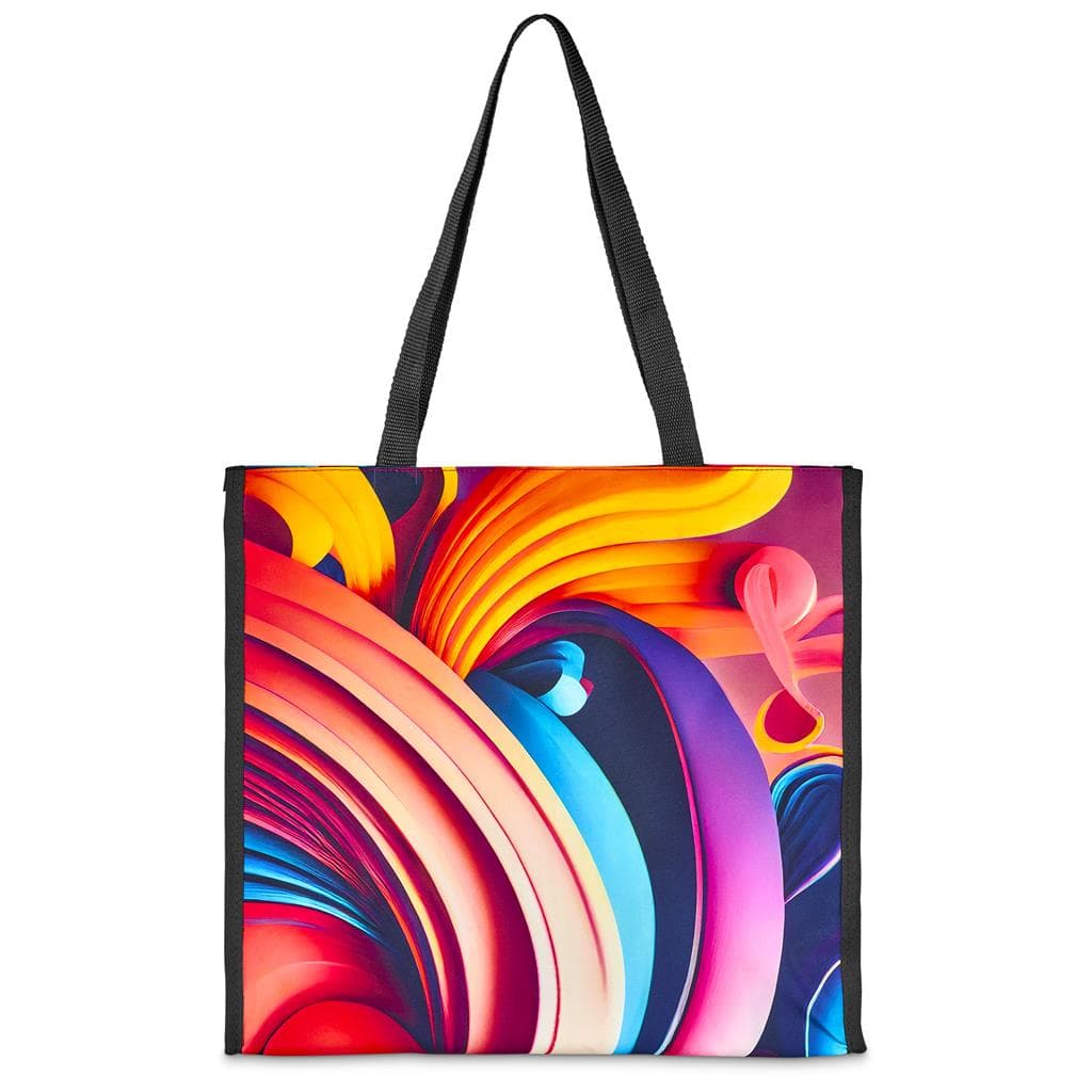 Pre-Printed Sample Hoppla Iceland Large Polyester Tote Cooler Bag