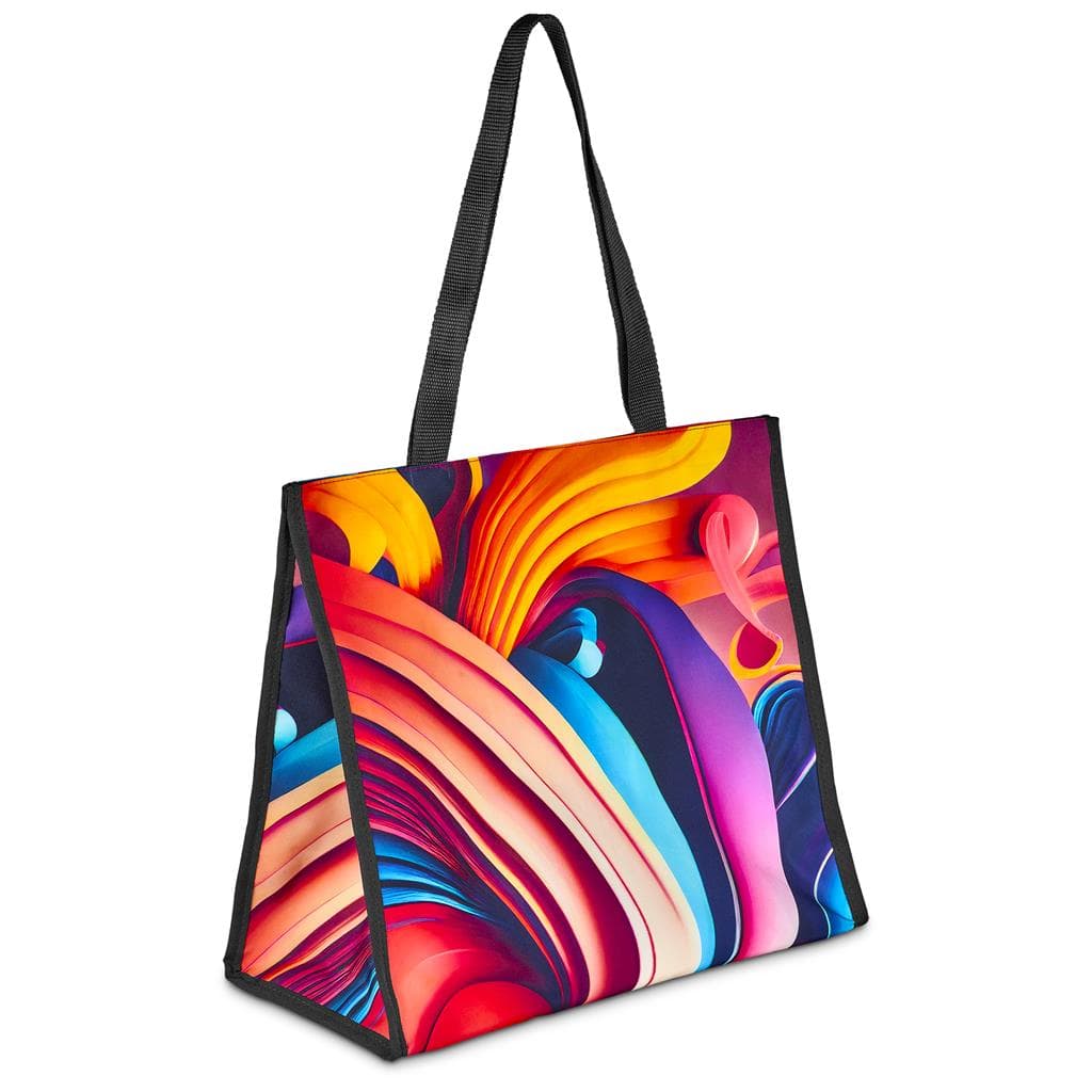 Pre-Printed Sample Hoppla Iceland Large Polyester Tote Cooler Bag