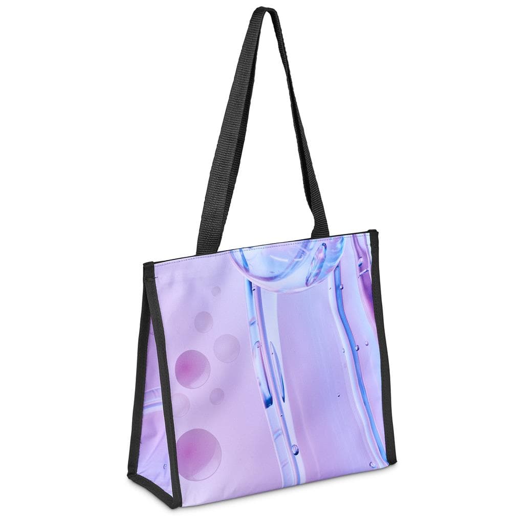 Pre-Printed Sample Hoppla Novaya Small Polyester Tote Cooler Bag