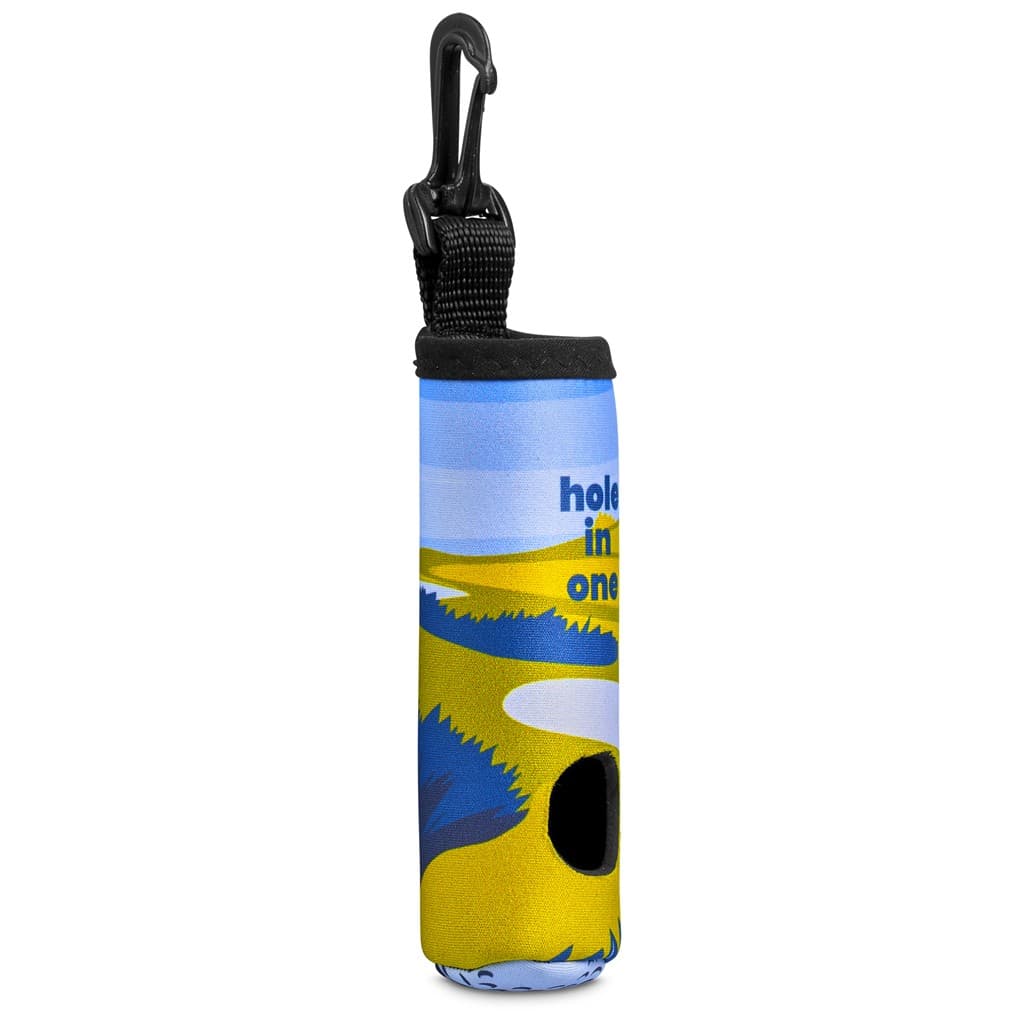 SPre-Printed Sample Hoppla Albatross Neoprene Golf Ball Pouch