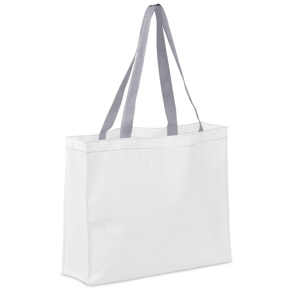 Pre-Production Sample Hoppla Menlyn Recycled PET Stitch-Bond Shopper
