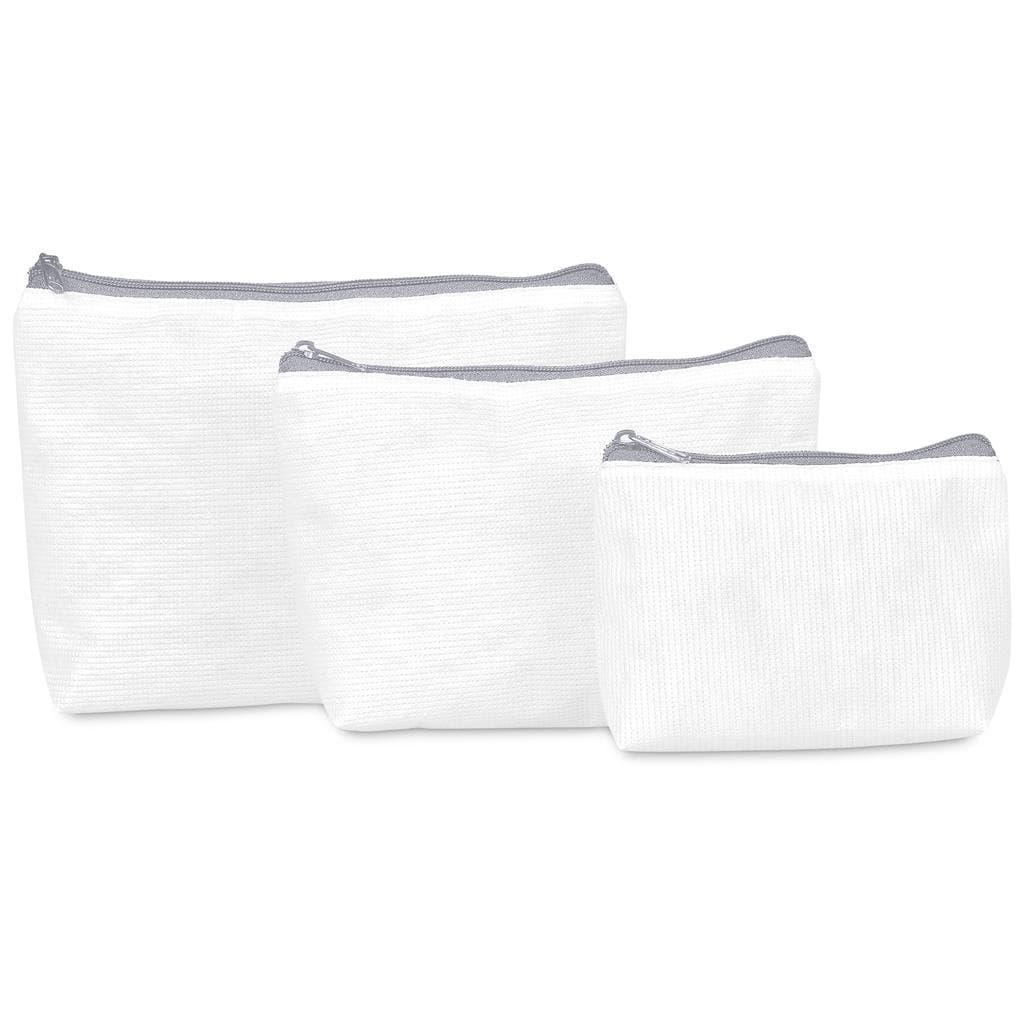 Pre-Production Sample Hoppla Recycled PET Stitch-Bond Mini Toiletry Bag