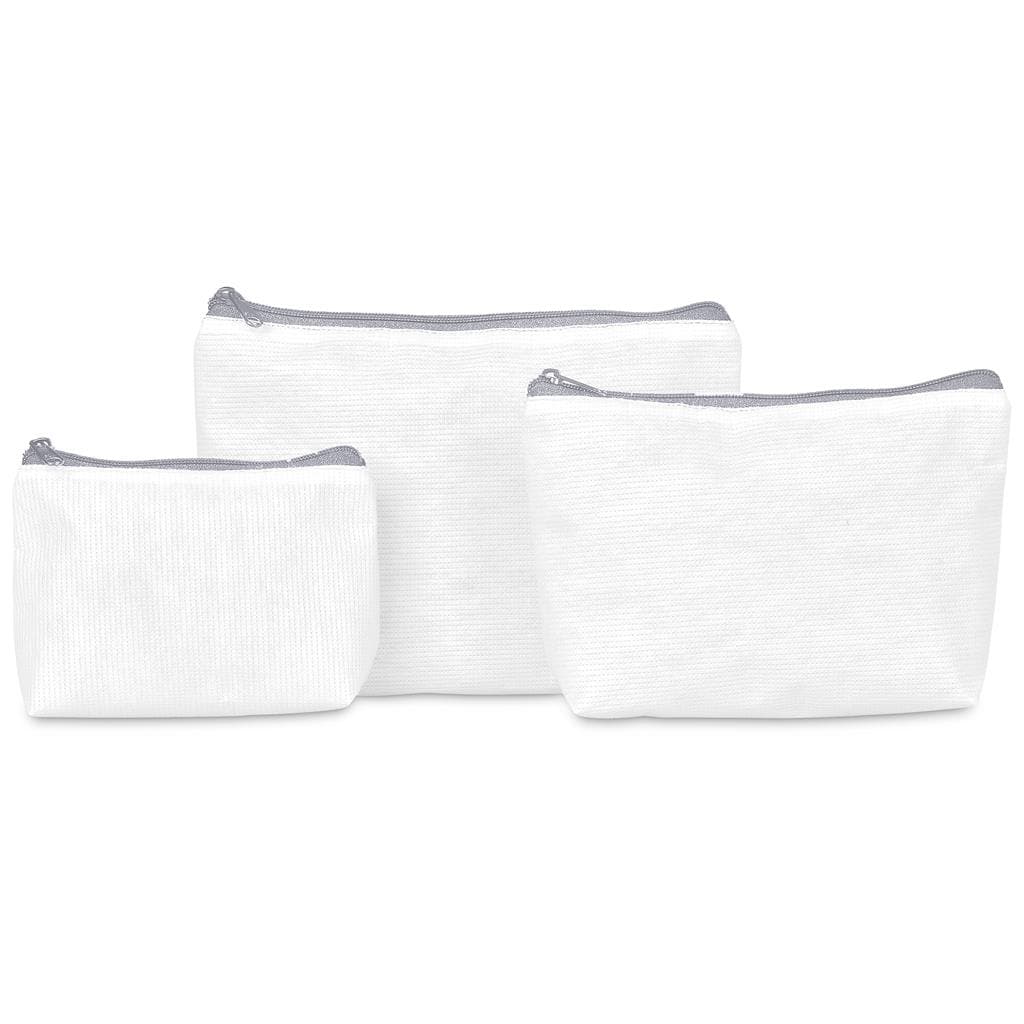 Pre-Production Sample Hoppla Recycled PET Stitch-Bond Mini Toiletry Bag