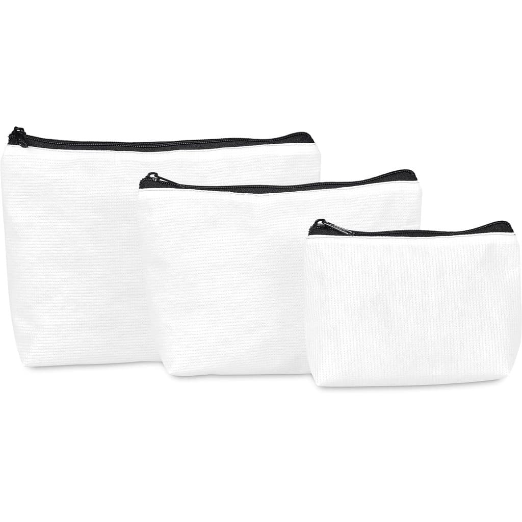 Pre-Production Sample Hoppla Leanne Recycled PET Stitch-Bond Maxi Toiletry Bag