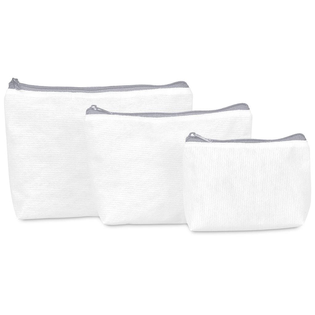 Pre-Production Sample Hoppla Leanne Recycled PET Stitch-Bond Maxi Toiletry Bag