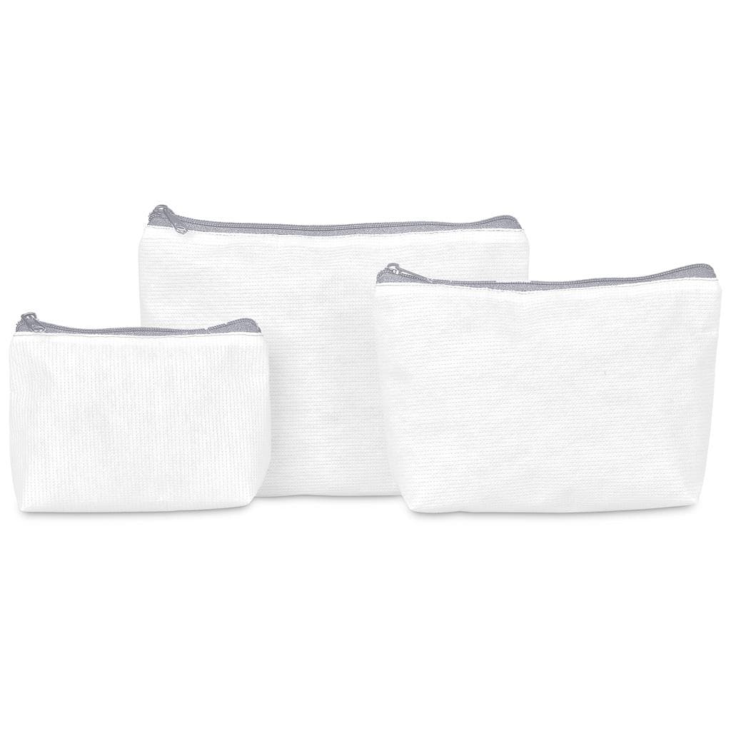 Pre-Production Sample Hoppla Leanne Recycled PET Stitch-Bond Maxi Toiletry Bag