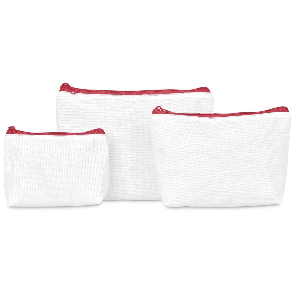 Pre-Production Sample Hoppla Leanne Recycled PET Stitch-Bond Maxi Toiletry Bag