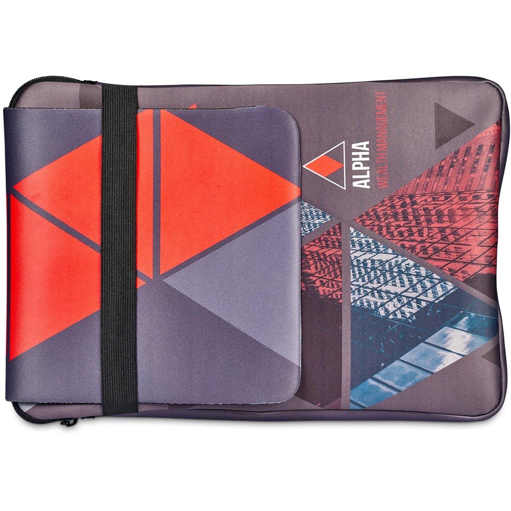 Pre-Production Sample Hoppla Grotto Neoprene Laptop Sleeve with Mouse Pad – 13-14 inch