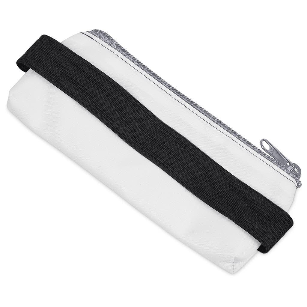 Pre-Production Sample Hoppla Lagoon Polyester Pencil Case To Fit Over An A5 Notebook