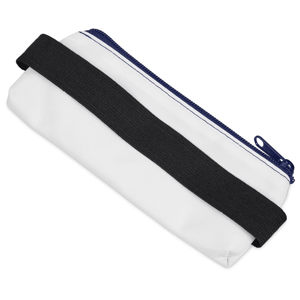 Pre-Production Sample Hoppla Lagoon Polyester Pencil Case To Fit Over An A5 Notebook