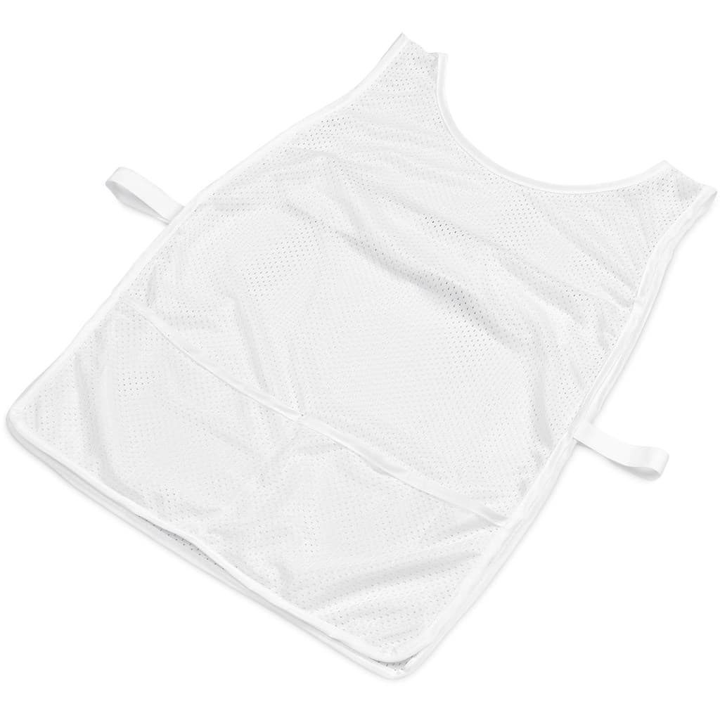 Pre-Production Sample Hoppla Jackal Polyester Caddy Bib with PVC Name Sleeve