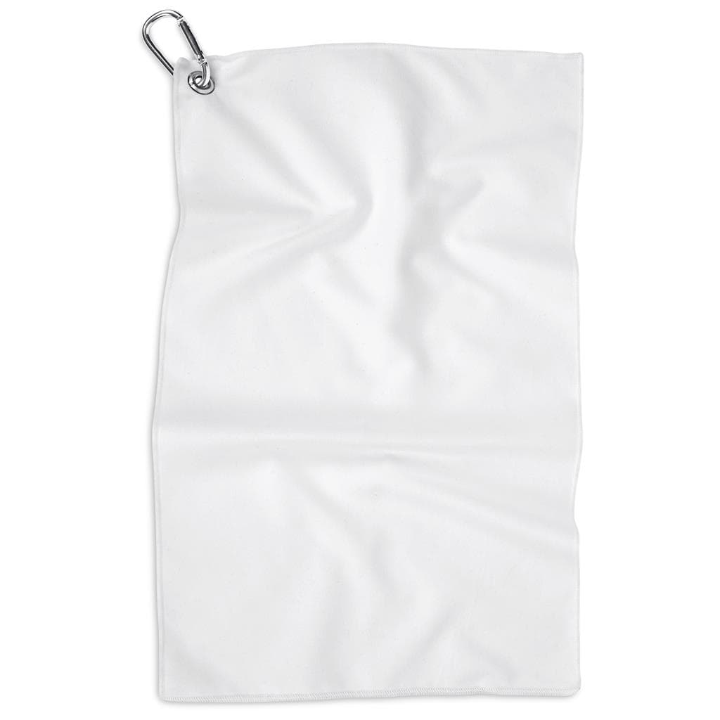 Pre-Production Sample Hoppla Clubhouse Golf Towel - Single Sided Branding