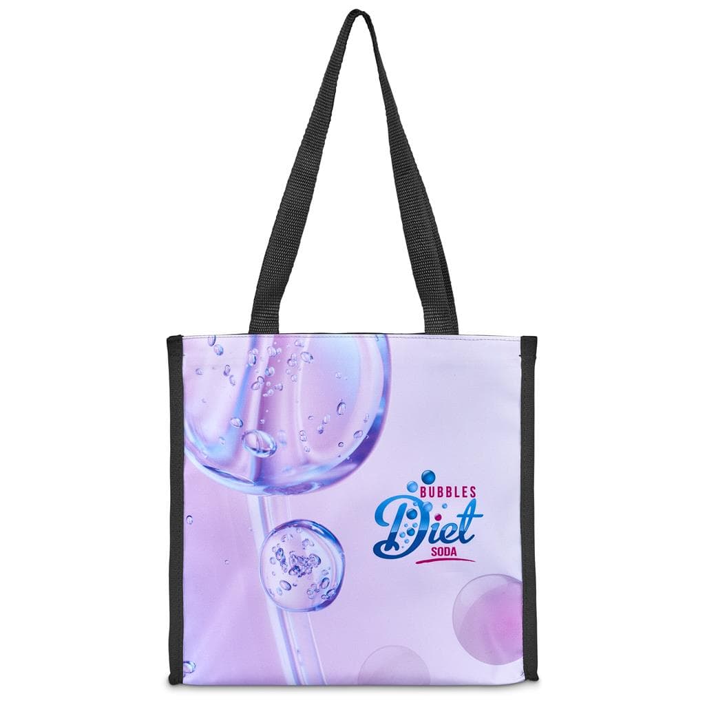 Pre-Printed Sample Hoppla Novaya Small Polyester Tote Cooler Bag