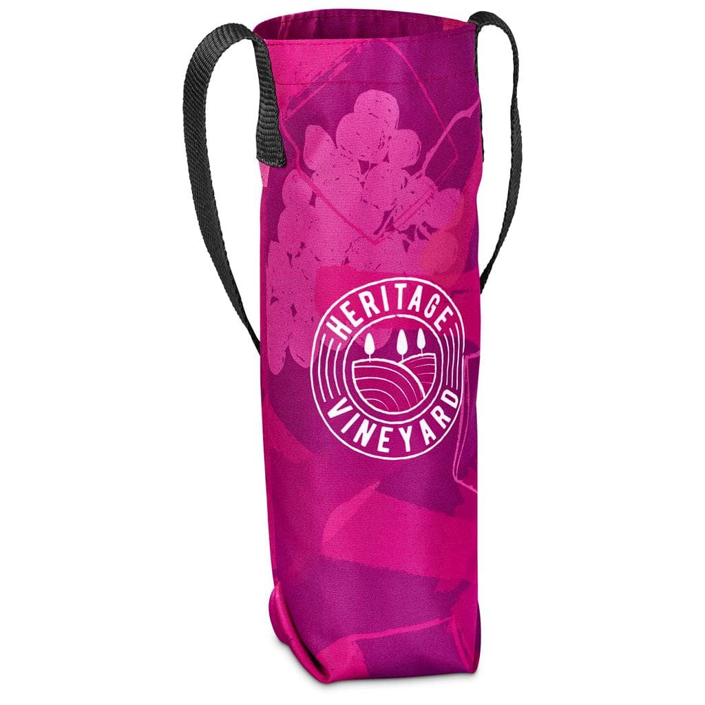Pre-Production Sample Hoppla Cellaro Polyester Wine Bottle Gift Bag