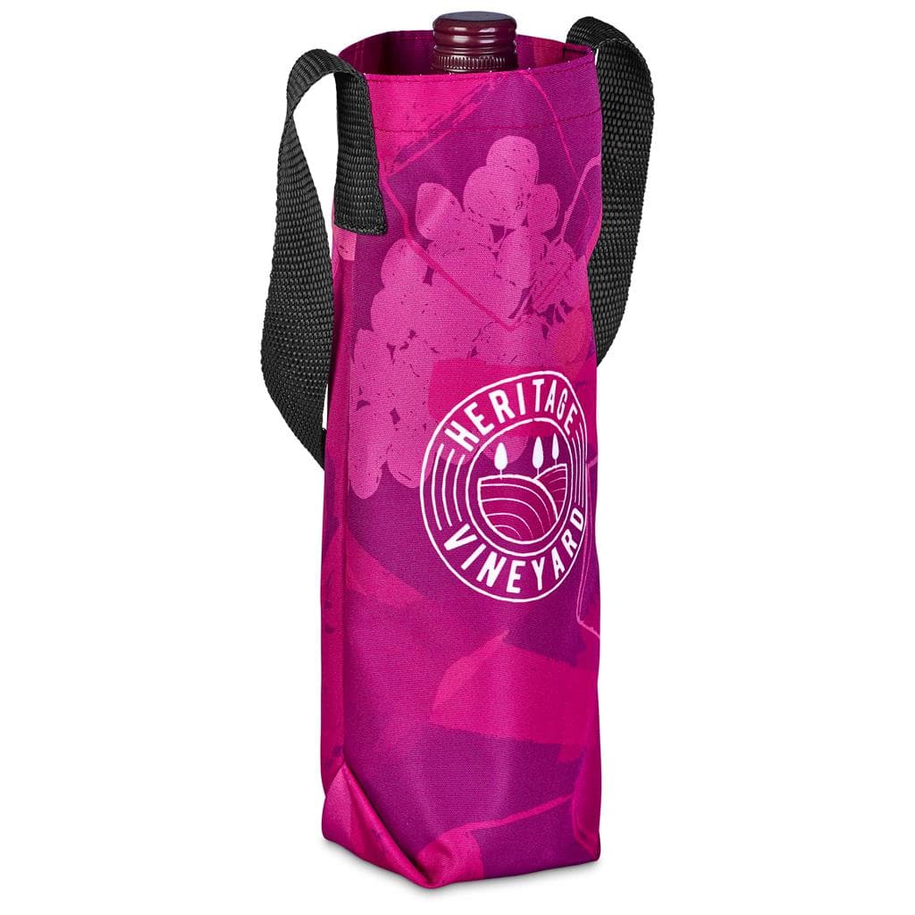 Pre-Production Sample Hoppla Cellaro Polyester Wine Bottle Gift Bag