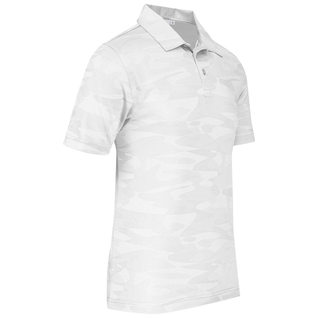 Mens Volition Golf Shirt - White