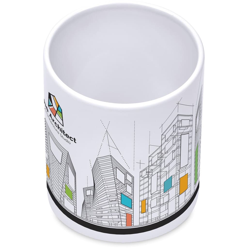 Altitude Mural Sublimation Ceramic Stationery Cup (Excludes Content)