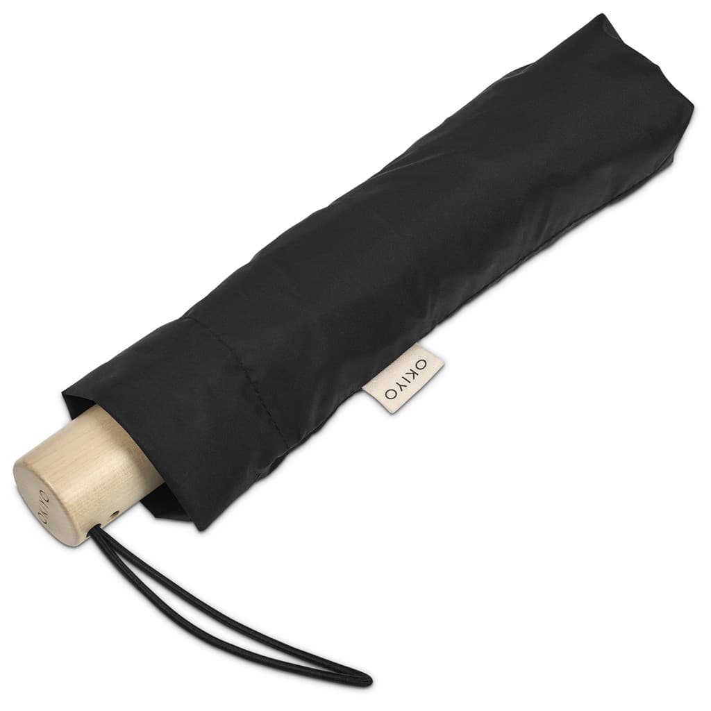 Okiyo Ameno Recycled PET Auto-Open Compact Umbrella