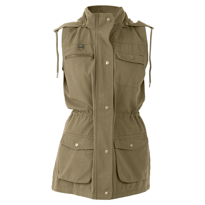 Heritage Sleeveless Utility Jacket Ladies