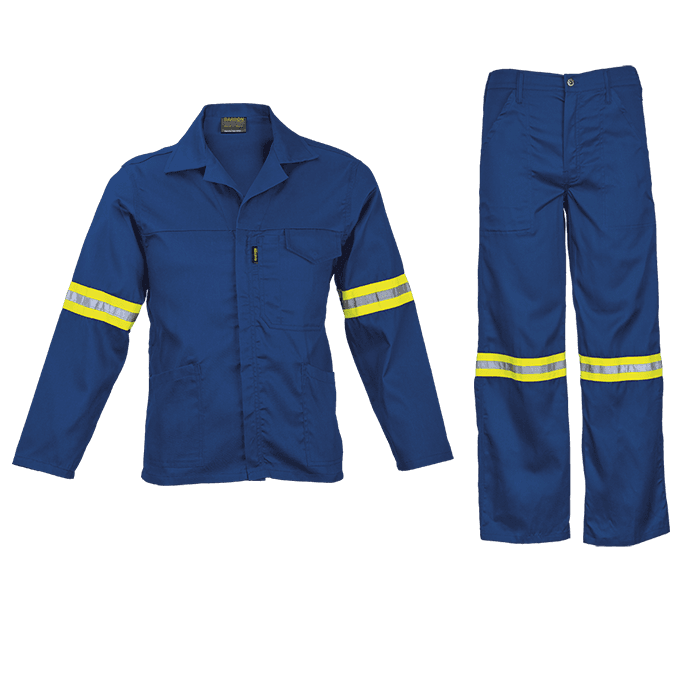 Barron Supreme Poly Cotton Conti Suit with Reflective