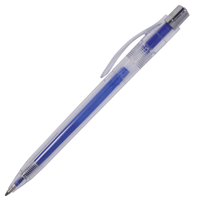 Translucent Ballpoint Pen with Coloured Refill