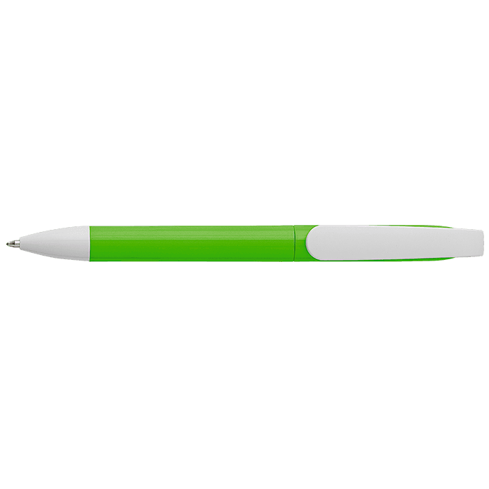 Twist Action Ballpoint Pen With Coloured Barrel
