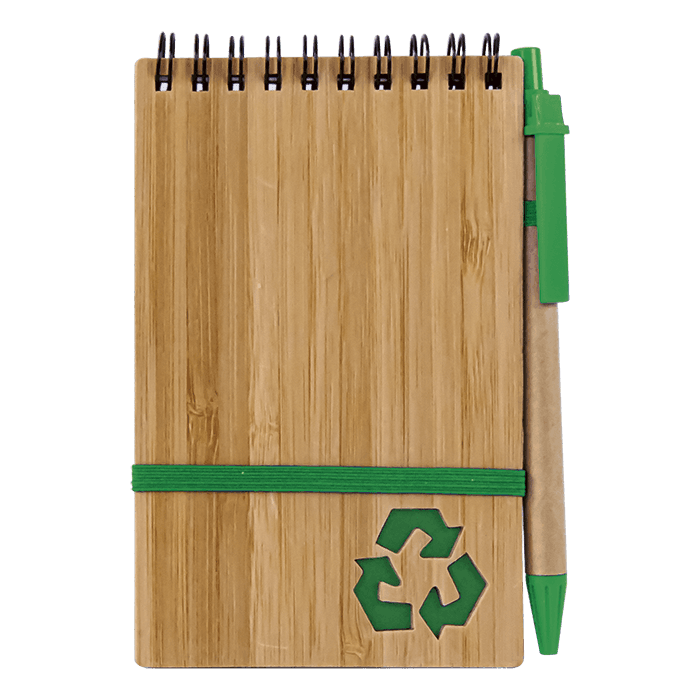 Bamboo Notebook With Pen