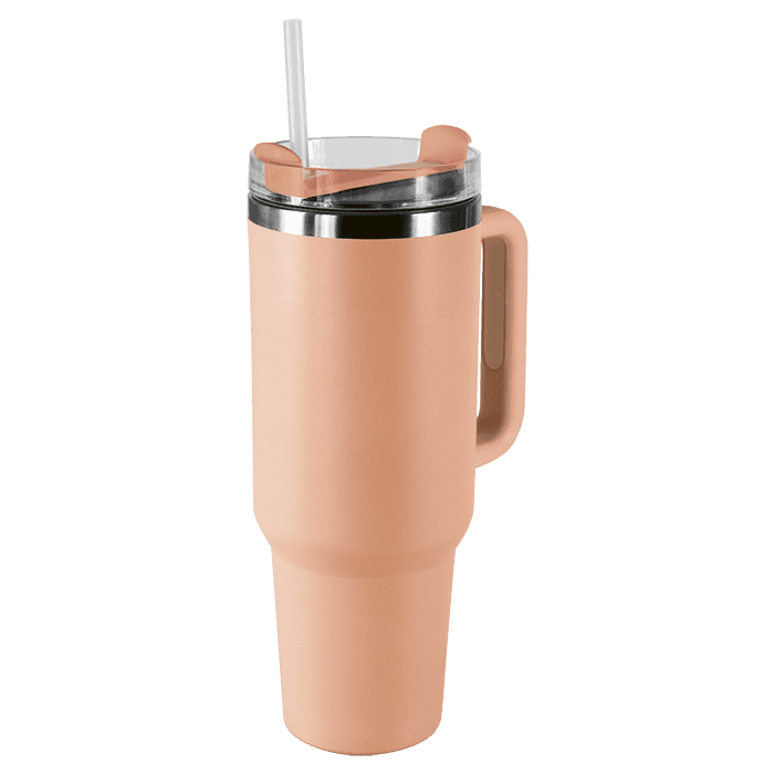 1.2L Double Walled Travel Mug with Straw