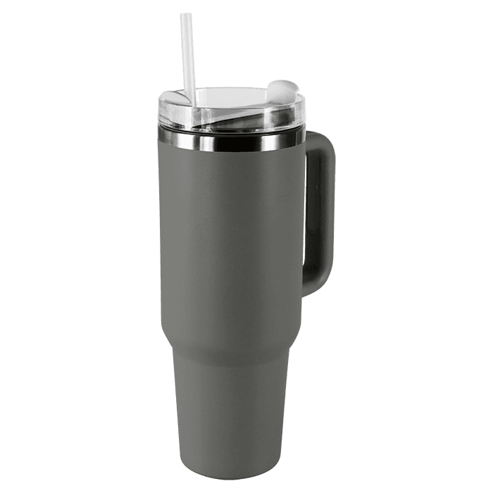 1.2L Double Walled Travel Mug with Straw