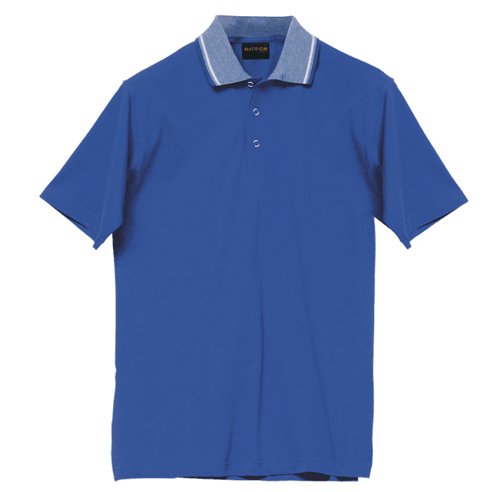 Jacquard Collar Golfer Mens