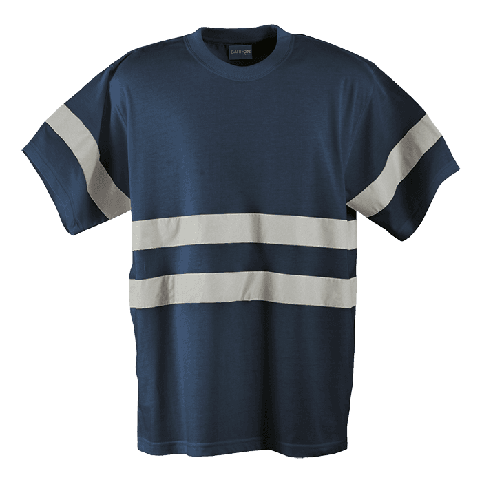 150g Poly Cotton Safety T-Shirt with tape