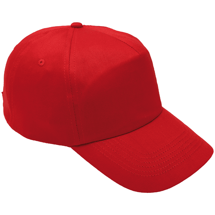 5 Panel Cotton with Hard Front Cap