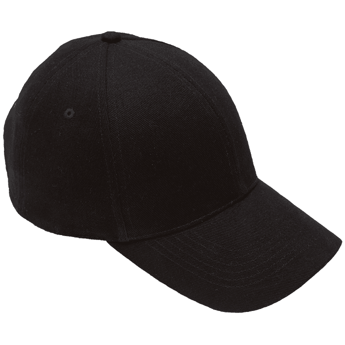 6 Panel Brushed Cotton Cap