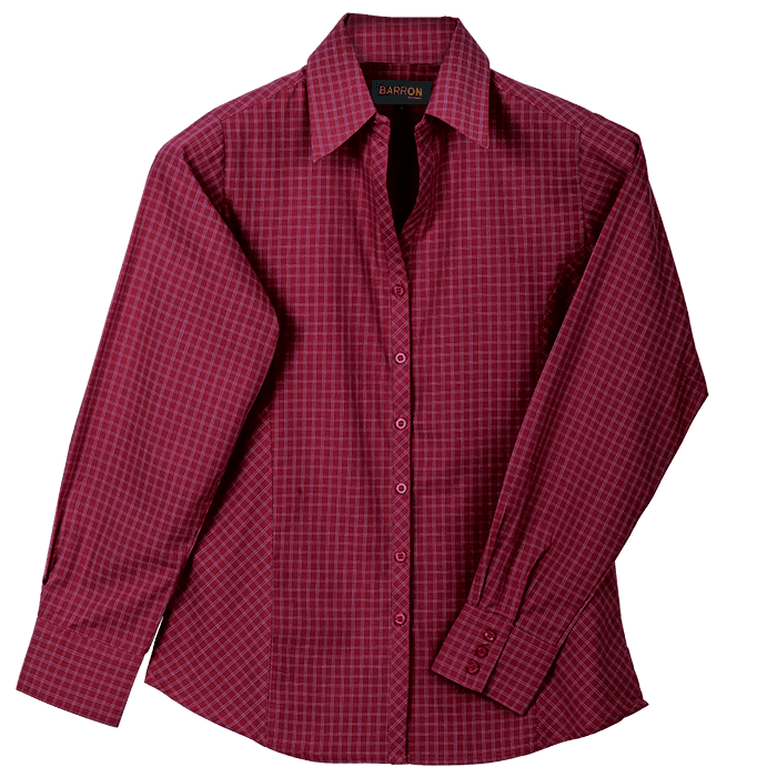 Pioneer Check Blouse Long Sleeve Ladies