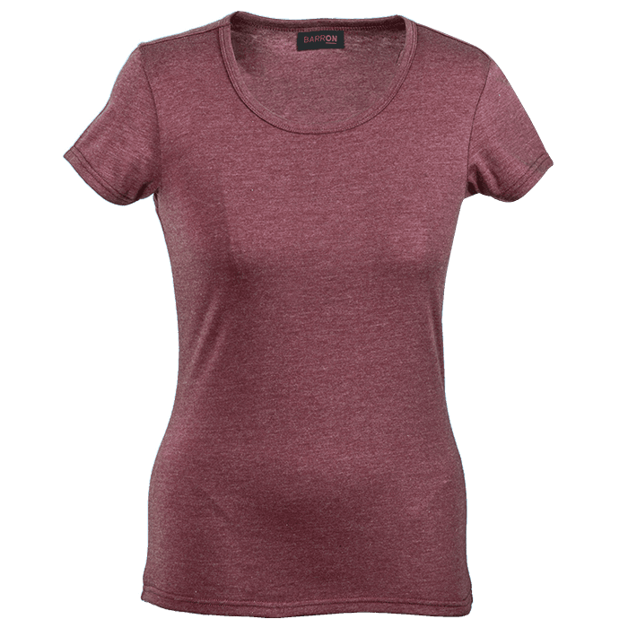 Melange Crew Neck T-Shirt Ladies
