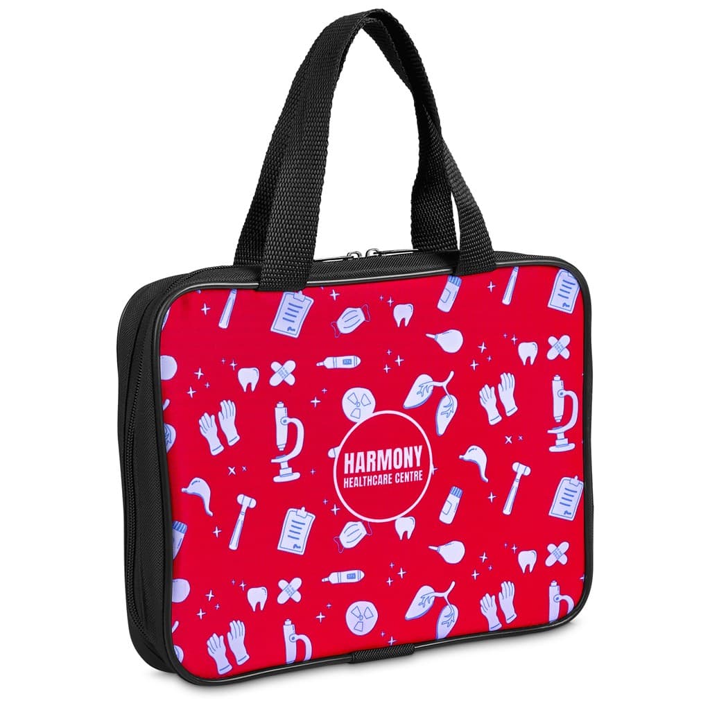 Pre-Printed Sample Hoppla Hero Polyester First Aid Carry Bag